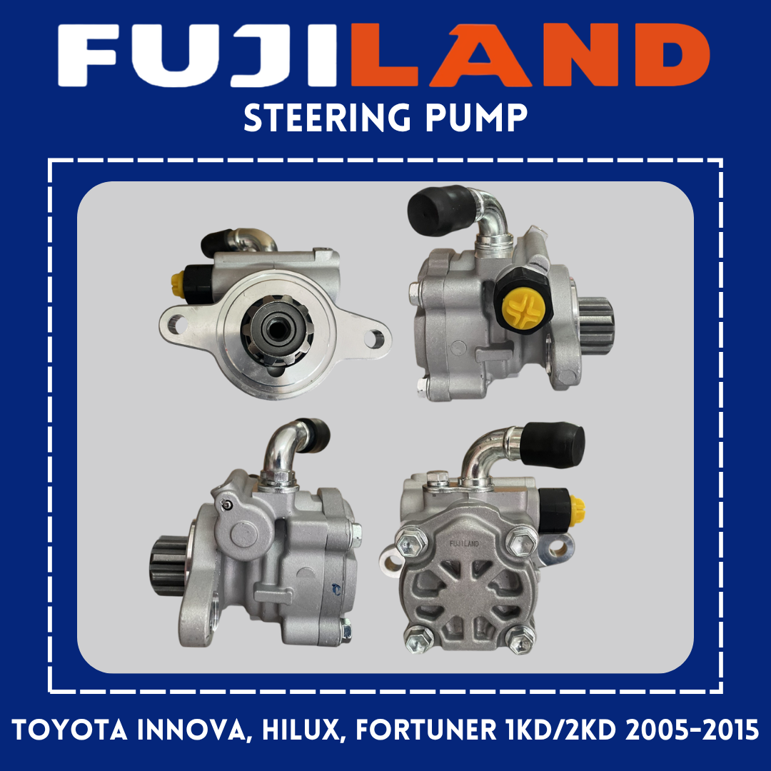 FUJILAND Steering Pump for Toyota Innova, Hilux, Fortuner, Hiace 1KD 2KD
