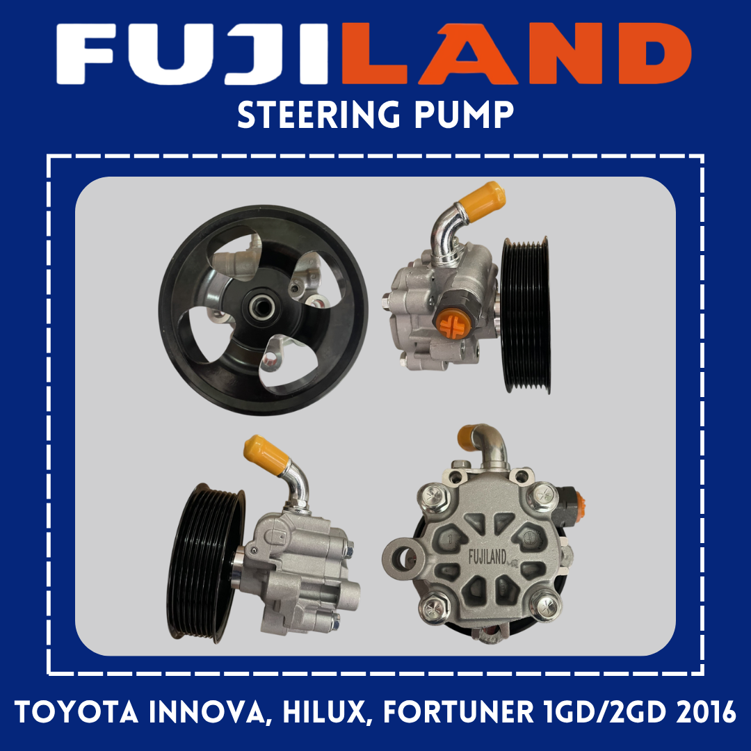 FUJILAND Steering Pump for Toyota Innova, Hilux, Fortuner 1GD 2GD 2016