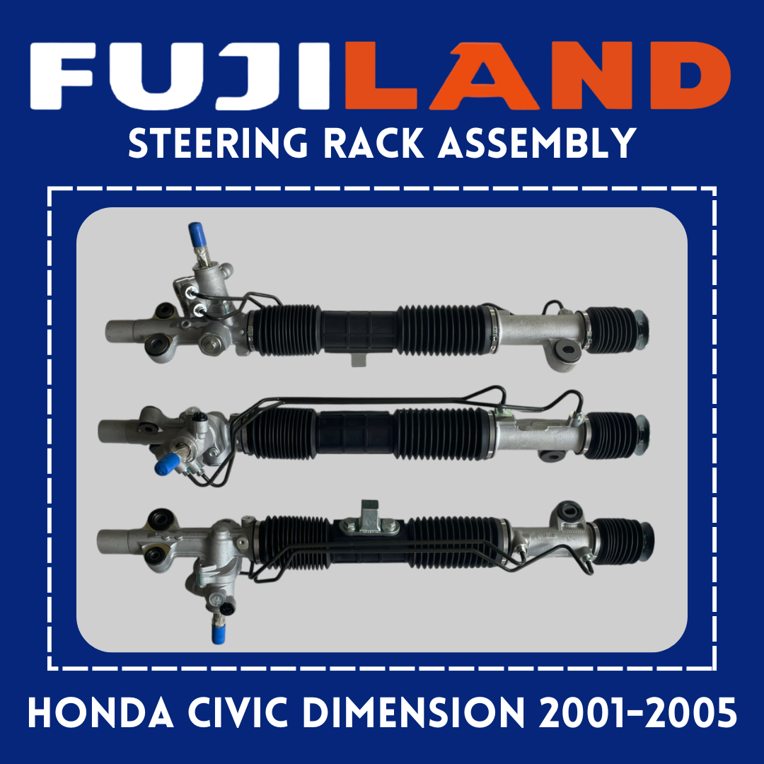 FUJILAND Steering Rack & Pinion Assembly for Honda Civic Dimension 2001-2005