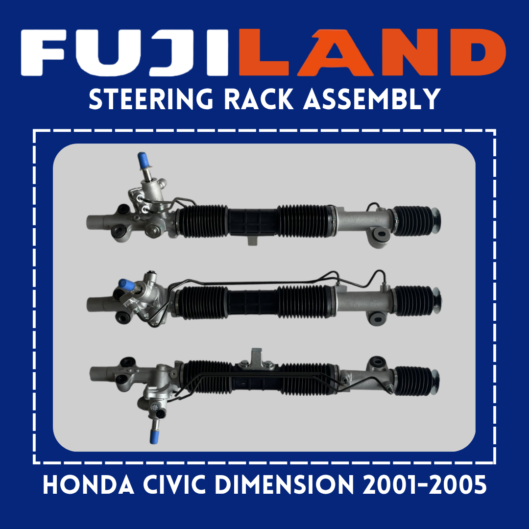 FUJILAND Steering Rack & Pinion Assembly for Honda Civic 2001-2005 Dimension