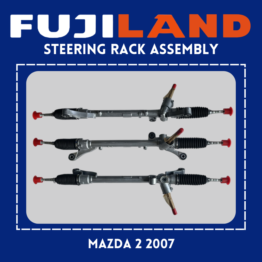 FUJILAND Steering Rack & Pinion Assembly for Mazda 2 2007-2013, Ford Fiesta 2008-2013 (Non-Skyactiv)